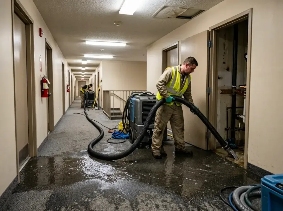 multi-unit-apartment-hallway-f-005 — frequently asked questions, Emergency Burst Pipe Water Extraction & Removal in Perkasie…